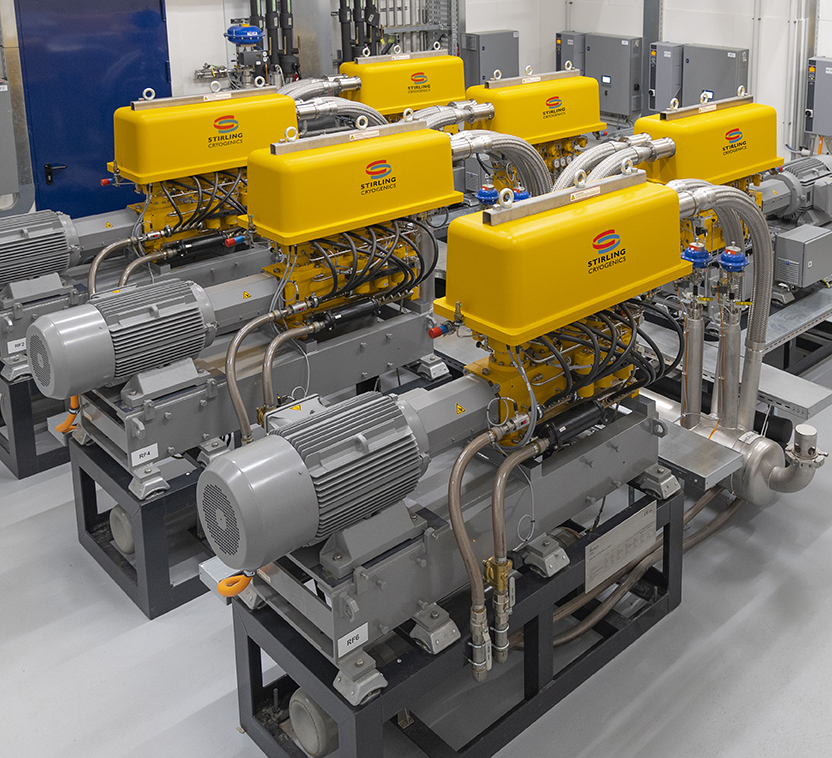 Stirling Hydrogen Liquefaction Systems
